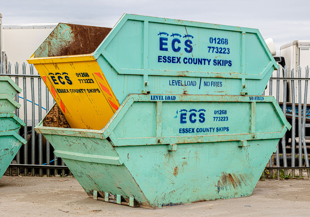 Large Commercial Skips Hire Essex by ECS