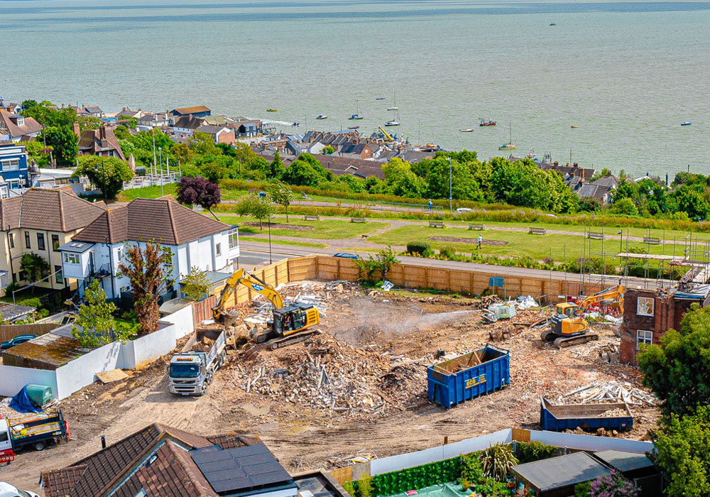 Commercial demolition work in Essex by ECS